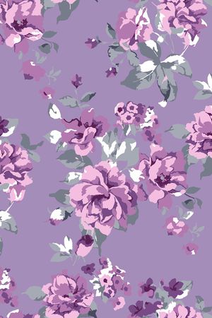 几何花卉印花华亿平台图片