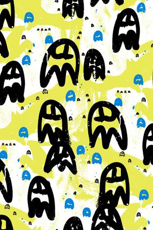 涂鸦印花华亿平台图片