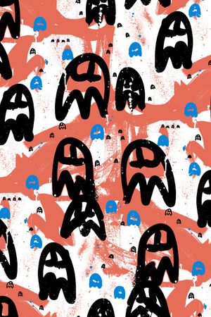 涂鸦印花华亿平台图片