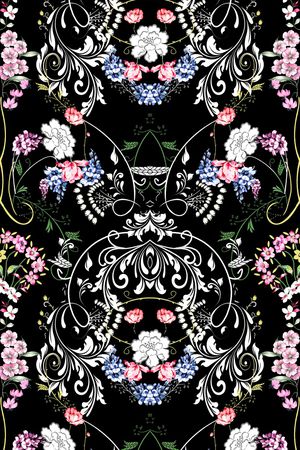 动物花卉印花华亿平台图片