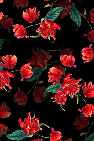 植物印花华亿平台图片