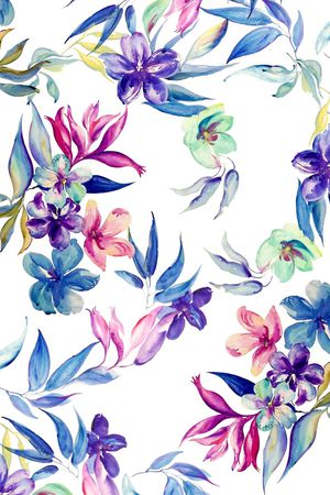 几何花卉印花华亿平台图片