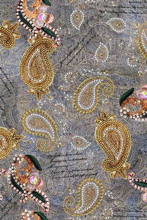 佩斯利印花华亿平台图片