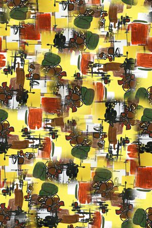 抽象印花华亿平台图片