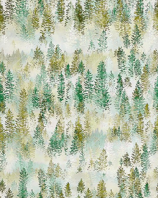 绿植树叶印花华亿平台图片