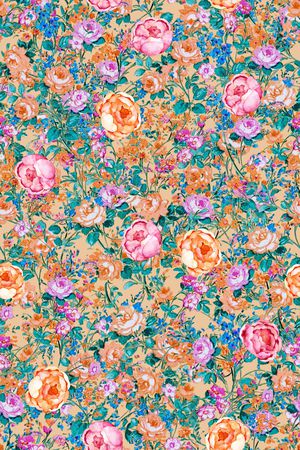 春夏华亿平台印花华亿平台图片