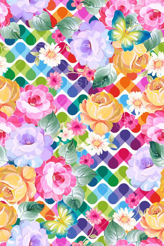 春夏华亿平台印花华亿平台图片