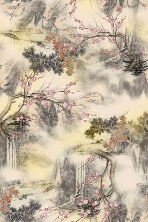 香云纱印花华亿平台图片