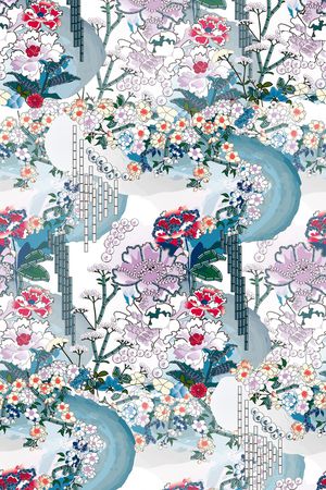 绿植树叶印花华亿平台图片