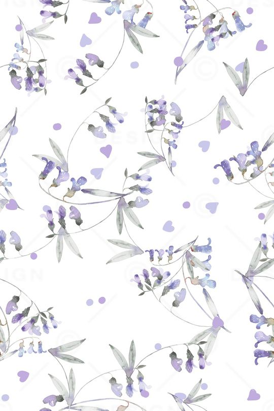 清爽底花卉印花华亿平台图片