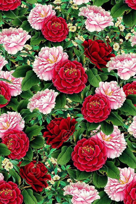 绿植树叶印花华亿平台图片