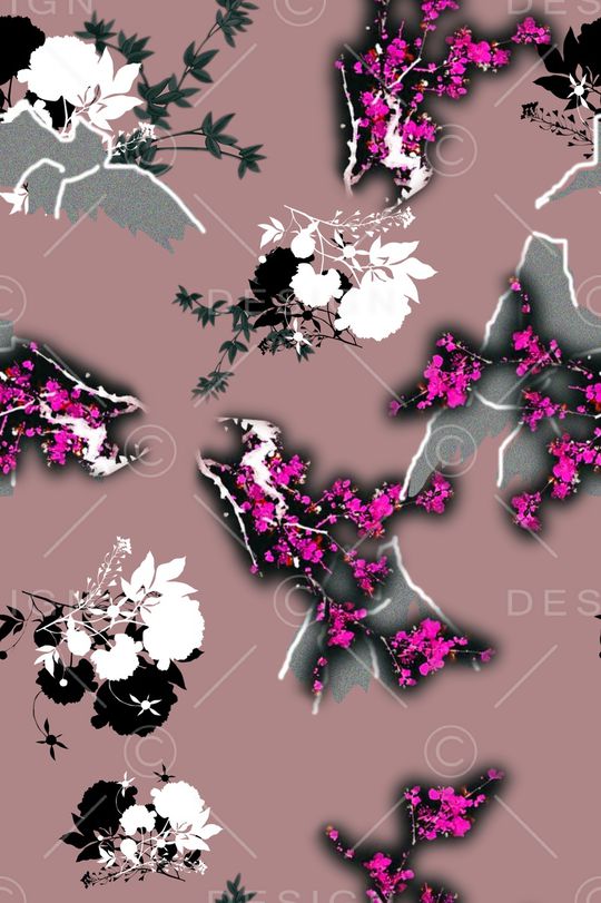 梅花印花华亿平台图片