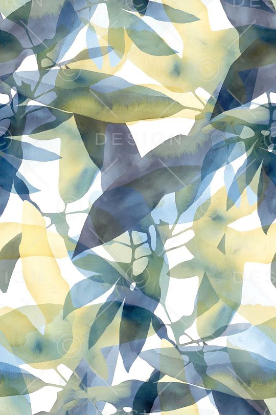 绿植树叶印花华亿平台图片