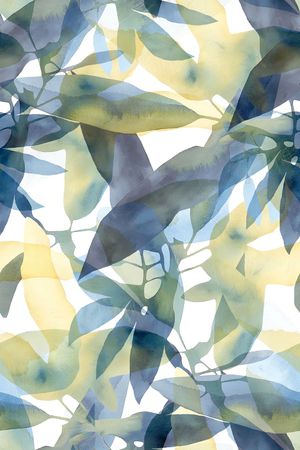 绿植树叶印花华亿平台图片