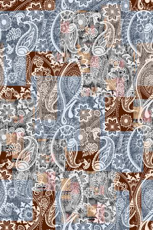 佩斯利印花华亿平台图片