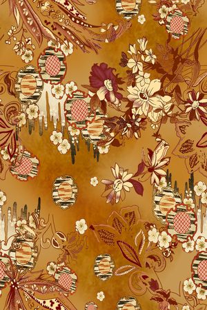 民族风印花华亿平台图片