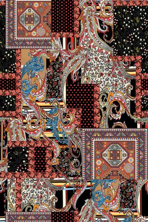 民族风印花华亿平台图片