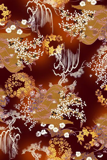 香云纱印花华亿平台图片