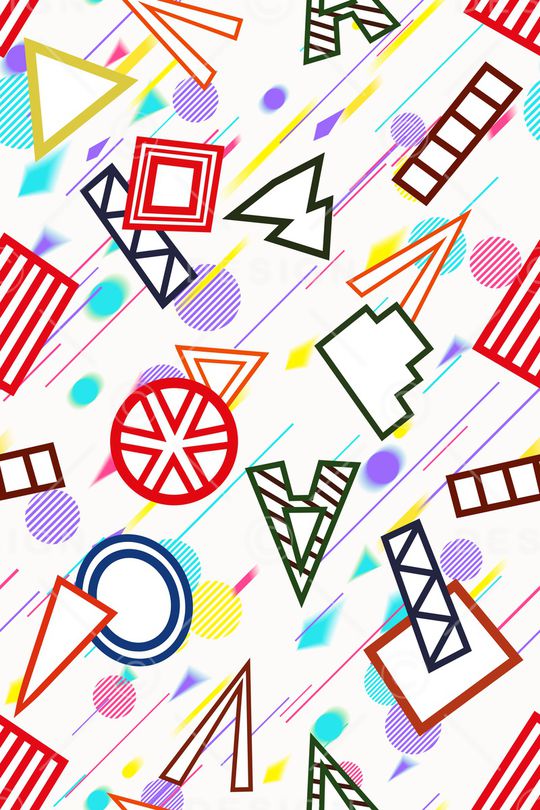 几何印花华亿平台图片