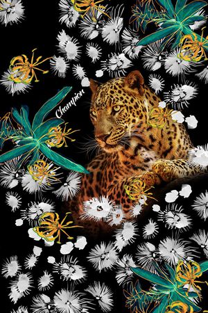 动物花卉印花华亿平台图片