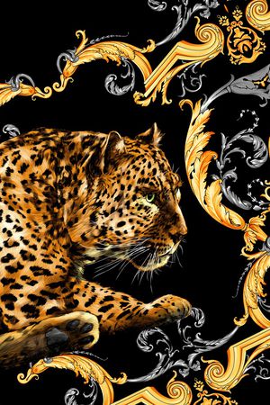 动物花卉印花华亿平台图片