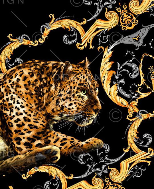 动物花卉印花华亿平台图片