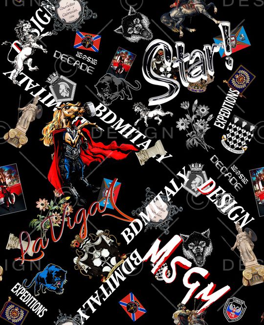 字母印花华亿平台图片