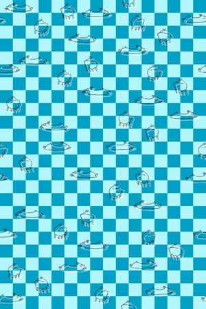 几何印花华亿平台图片