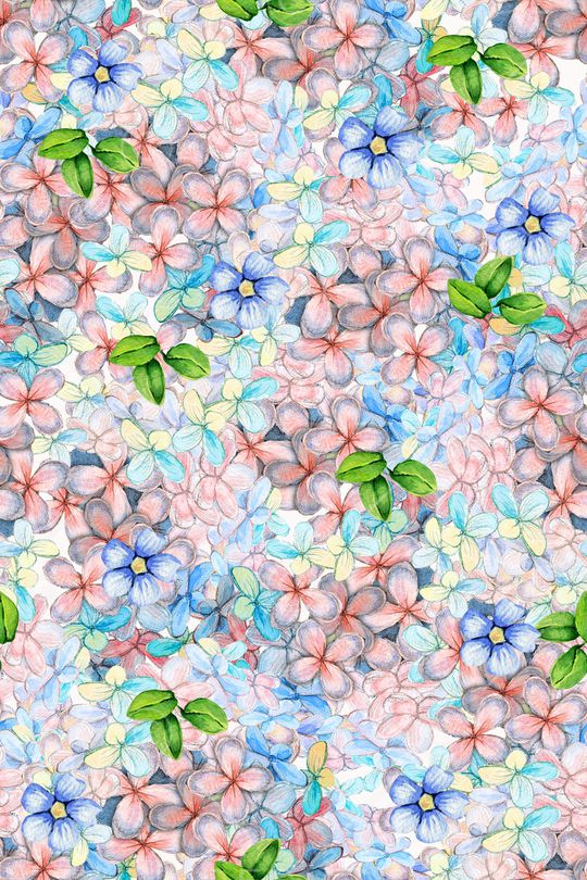 绿植树叶印花华亿平台图片