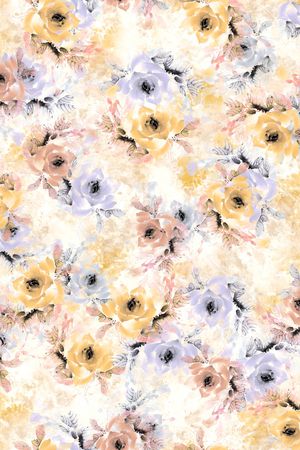 连衣裙印花华亿平台图片