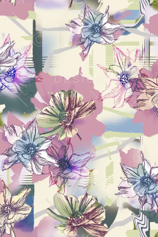 几何印花华亿平台图片