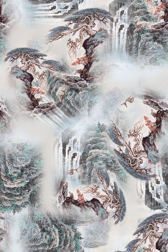 香云纱印花华亿平台图片