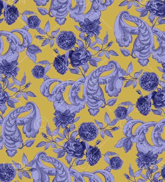 彩底花卉印花华亿平台图片