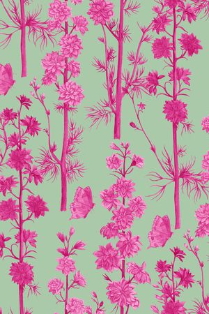 复古印花华亿平台图片