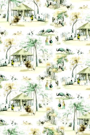 复古印花华亿平台图片