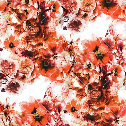 彩底花卉印花华亿平台图片