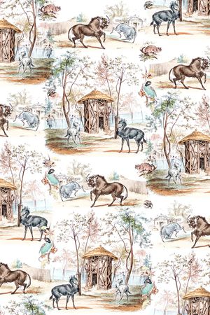 复古印花华亿平台图片