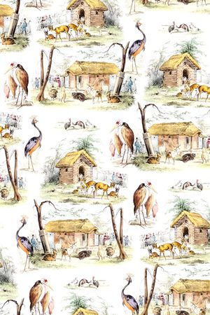 复古印花华亿平台图片