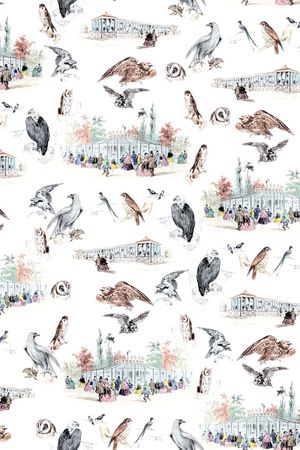 复古印花华亿平台图片