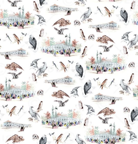 复古印花华亿平台图片