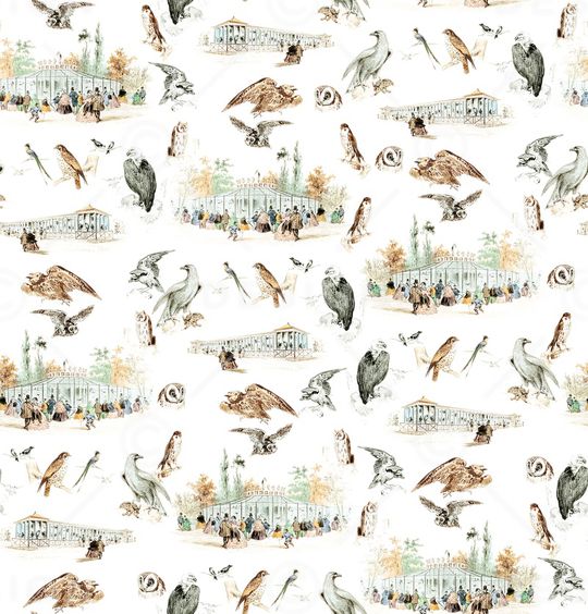 复古印花华亿平台图片