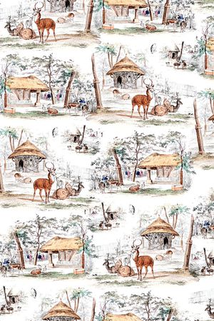 复古印花华亿平台图片