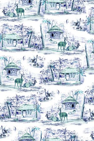 复古印花华亿平台图片