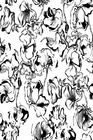 黑白华亿平台印花华亿平台图片