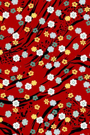 豹纹印花华亿平台图片