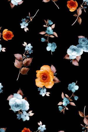 植物印花华亿平台图片