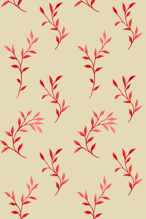 水彩花卉印花华亿平台图片