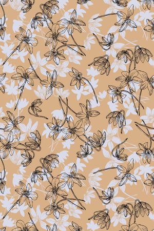 满版散花印花华亿平台图片