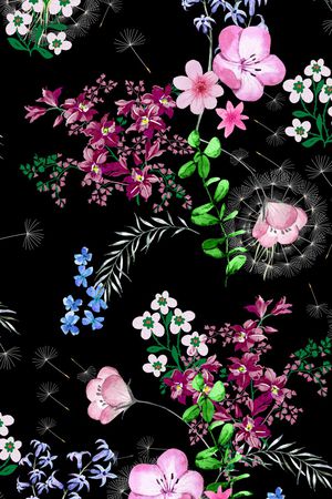 植物印花华亿平台图片