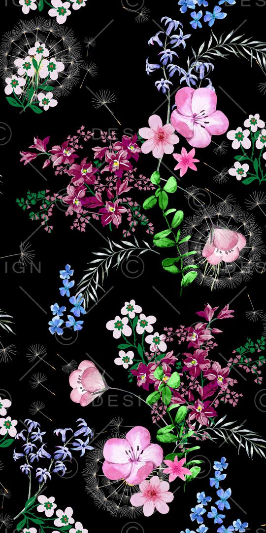 植物印花华亿平台图片